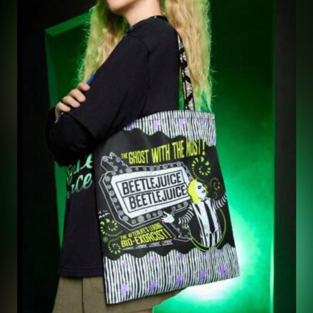 Beetlejuice NEW Large Tote Bag